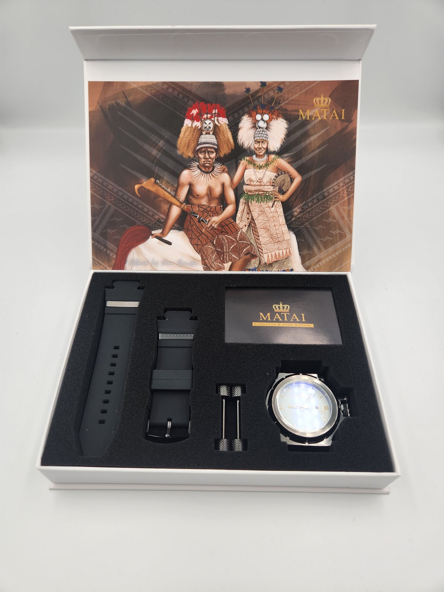 Matai - Black Series / White Genesis G3 Watch
