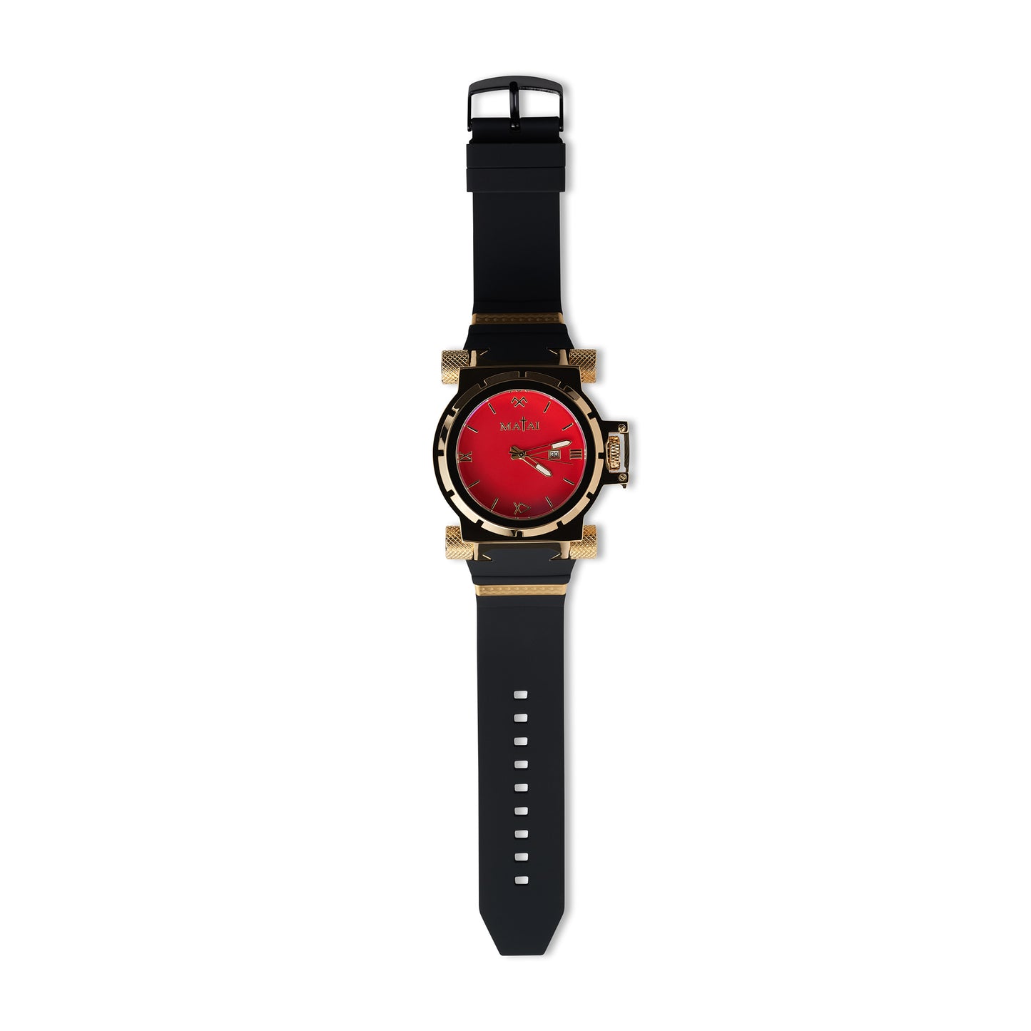 Matai - Gold / Red Genesis G3 Watch