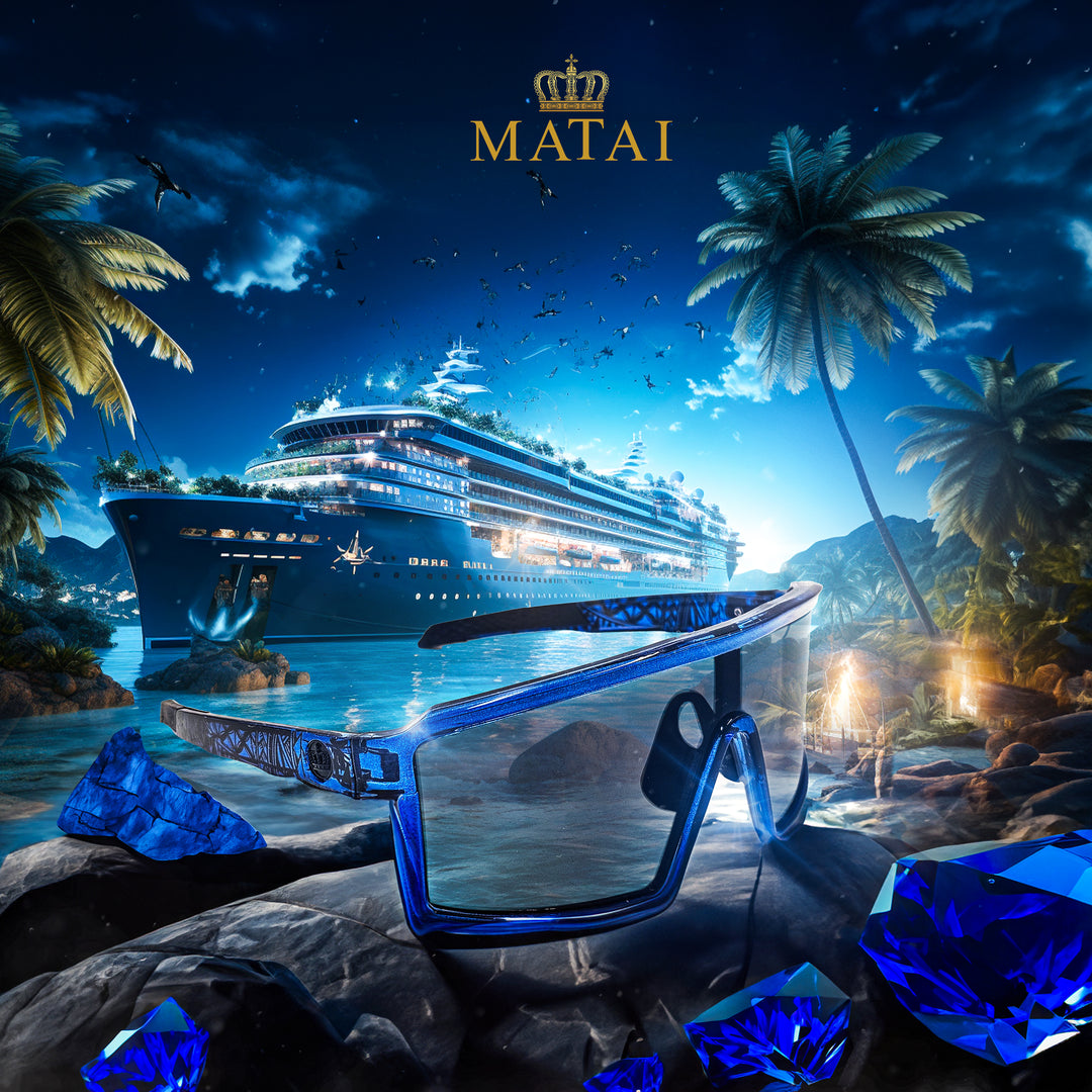 MATAI | MXU2 | Sunglasses | Transparent Blue