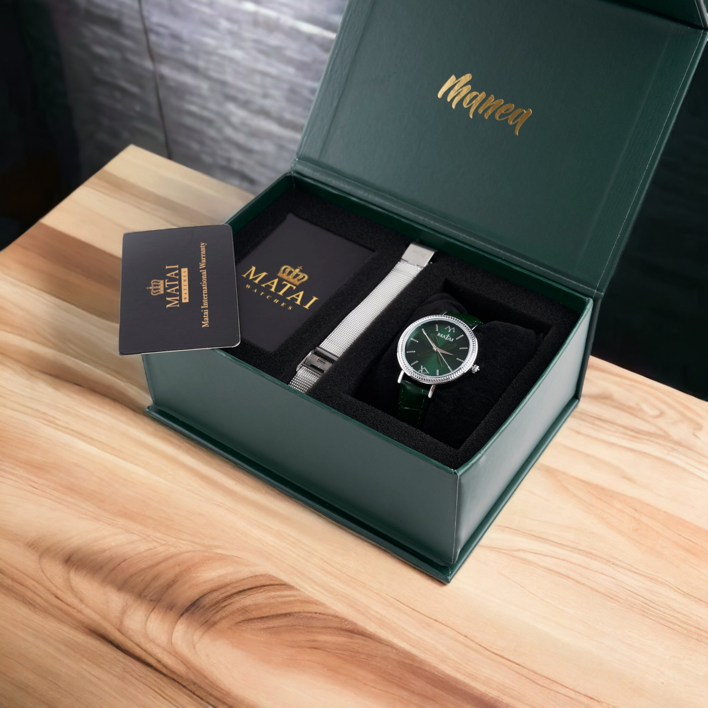 Matai Womens Manea Watch Emerald