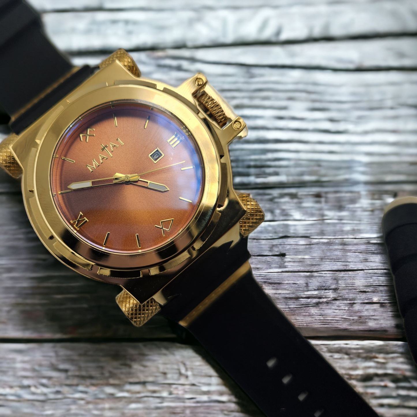 Matai - Gold / Orange Genesis G3 Watch