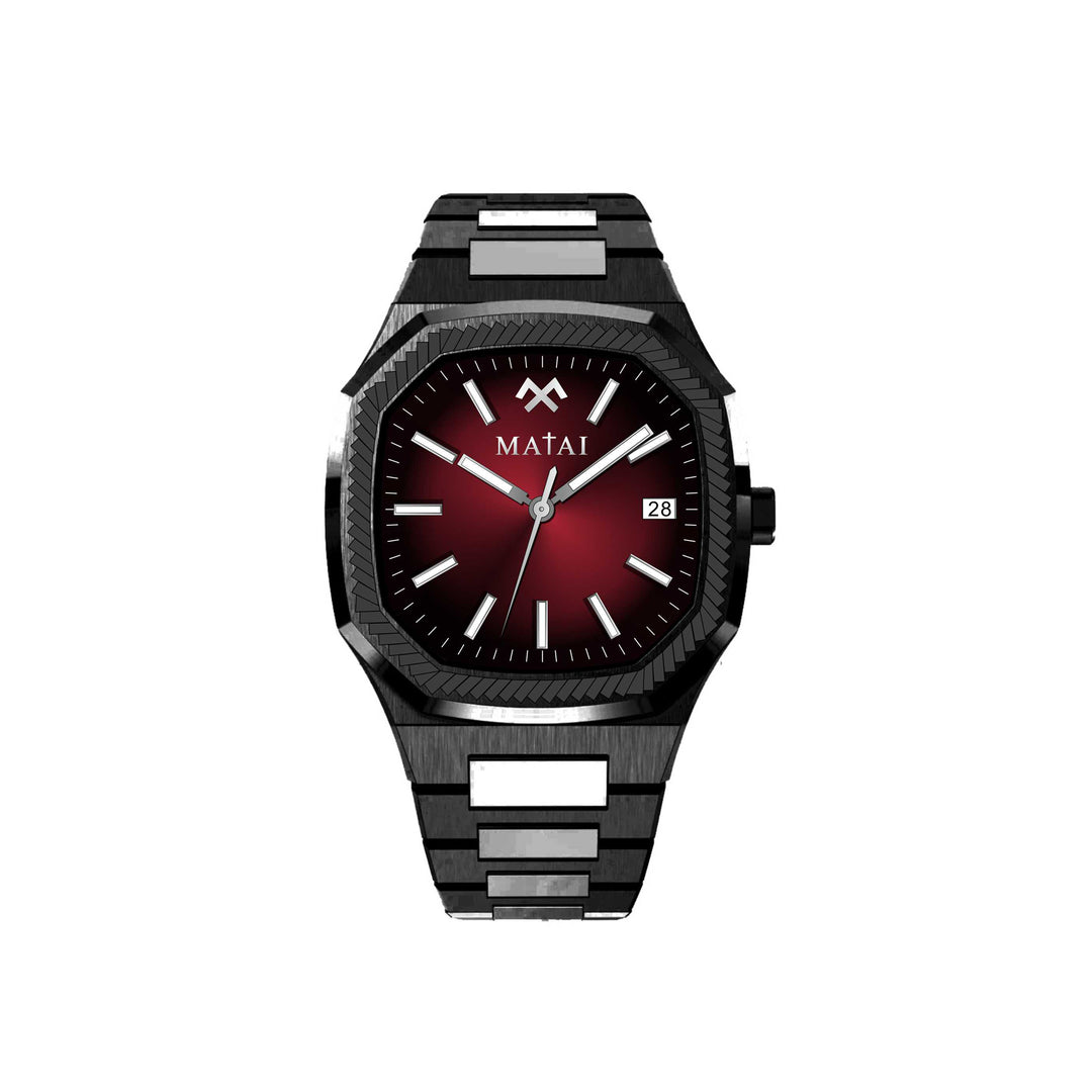 MATAI - IM2 Collection | 316L | Sapphire | Black Series Grad Red