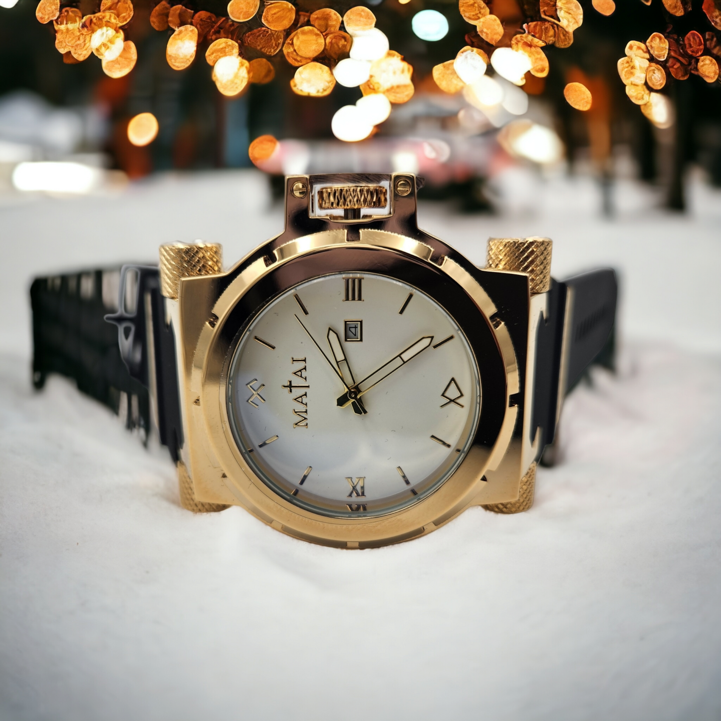 Matai - Gold / White Genesis G3 Watch