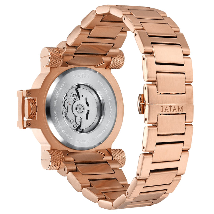 MATAI | Genesis G4 SX One | Automatic | Steel Strap | Rose Gold | Black