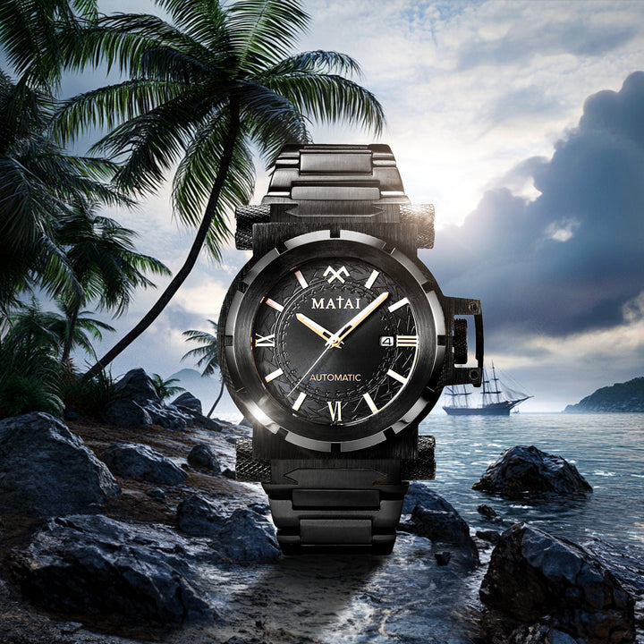 MATAI | Genesis G4 SX One | Automatic | Steel Strap | Black Series | Black