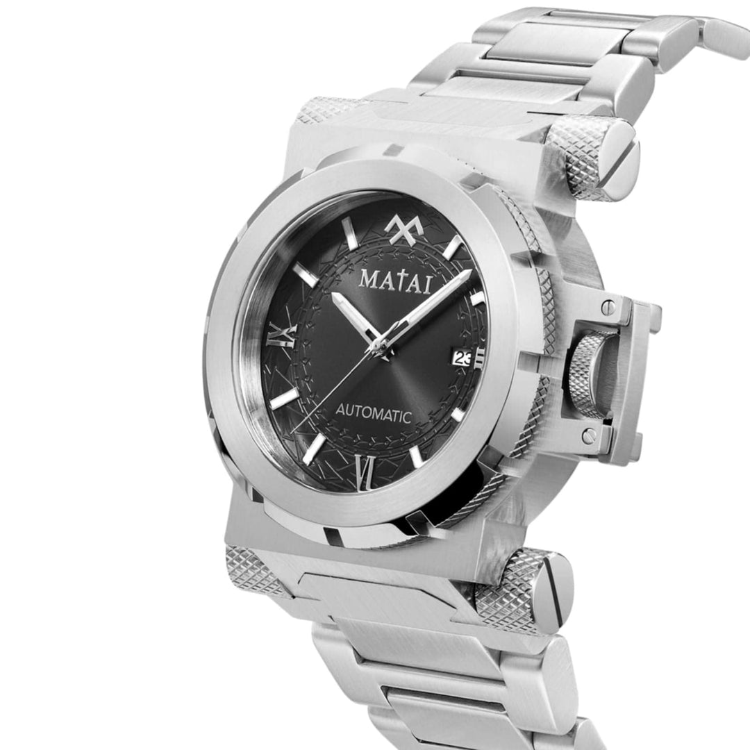 MATAI | Genesis G4 SX One | Automatic | Steel Strap | Silver | Black