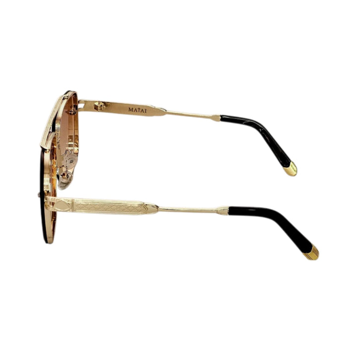 MATAI PRV313 Sunglasses | Gold | Brown