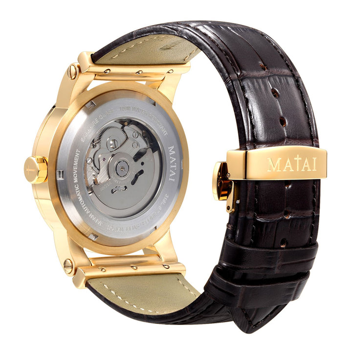 MATAI | Malaga Automatic Watch | First Release | 2024 | Gold Case | Black Dial Original