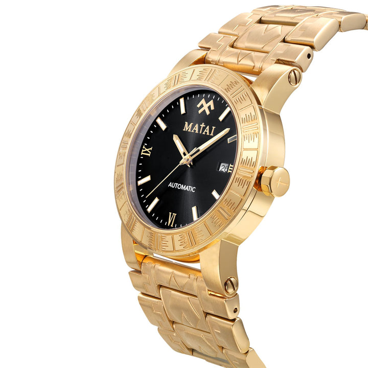 MATAI | Malaga Automatic Watch | First Release | 2024 | Gold Case | Black Dial Original