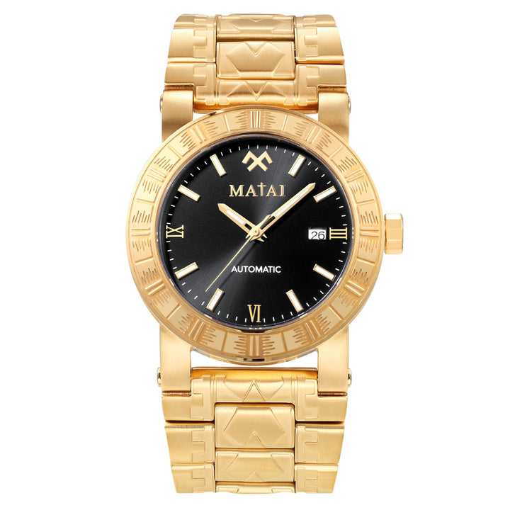 MATAI | Malaga Automatic Watch | First Release | 2024 | Gold Case | Black Dial Original