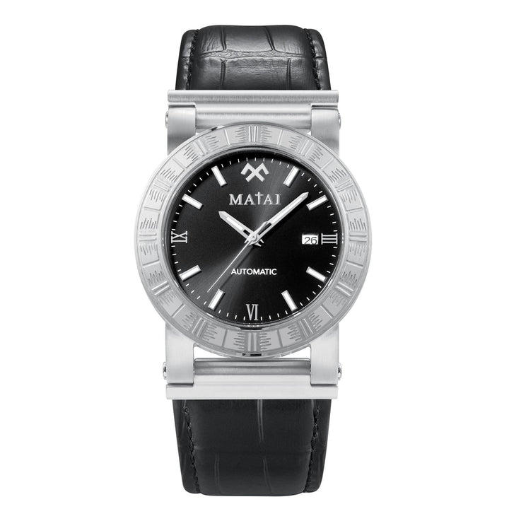 MATAI | Malaga Automatic Watch | First Release | 2024 | Silver Case | Black Dial Original