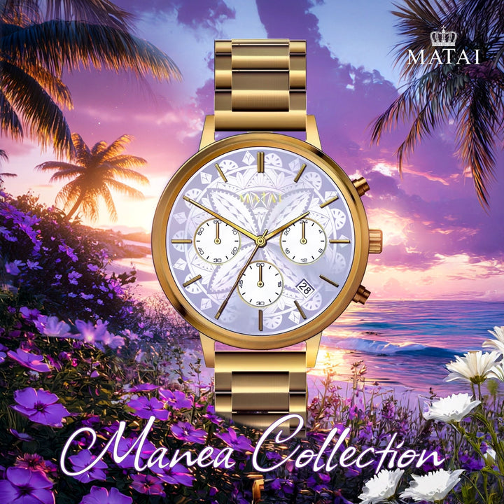 MANEA Collection 1:3 | Women Watch | Gold White