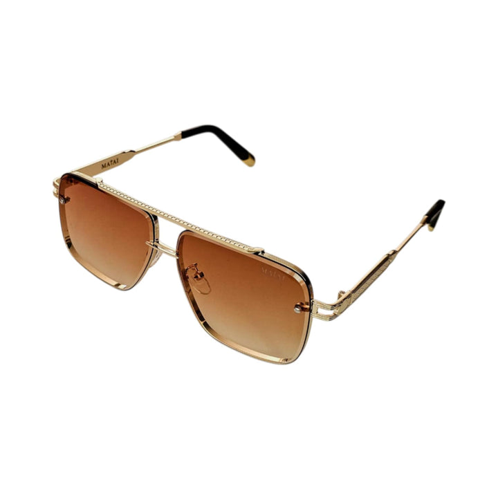 MATAI PRV313 Sunglasses | Gold | Brown