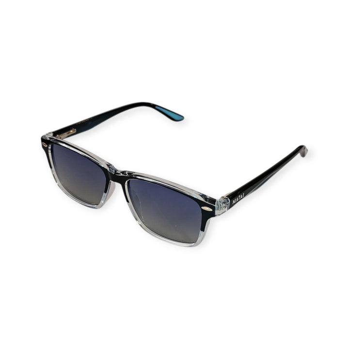 MATAI AJ1 Sunglasses - Dual Tone Black | Blue