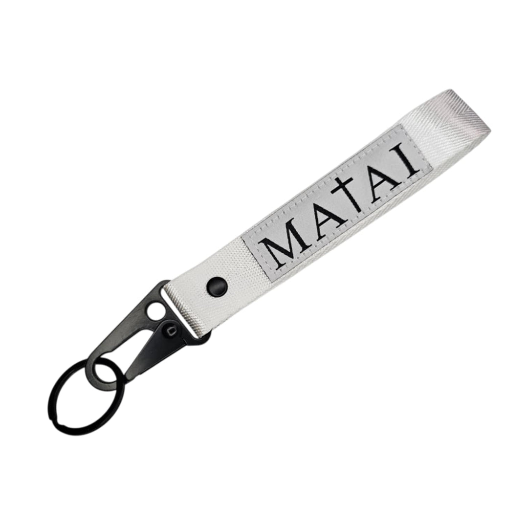 MATAI | White & Black Logo Lanyard