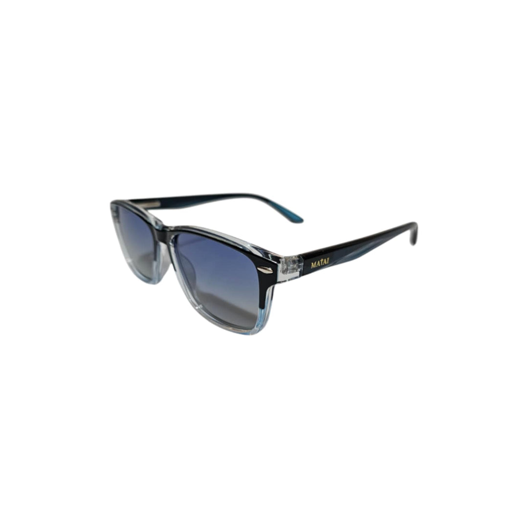 MATAI AJ1 Sunglasses - Dual Tone Black | Blue