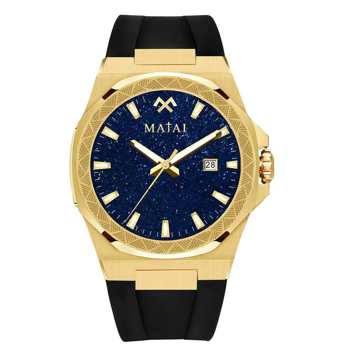 MATAI - Genesis GS1 | Gold | Bluestone | Exclusive Watch- SHIPS BY 12TH DECEMBER