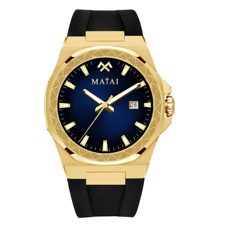 MATAI - Genesis GS1 | Gold | Grad Blue Watch- SHIPS BY 12TH DECEMBER