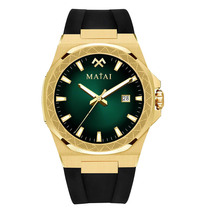 MATAI - Genesis GS1 | Gold | Grad Green Watch - SHIPS BY 12TH DECEMBER