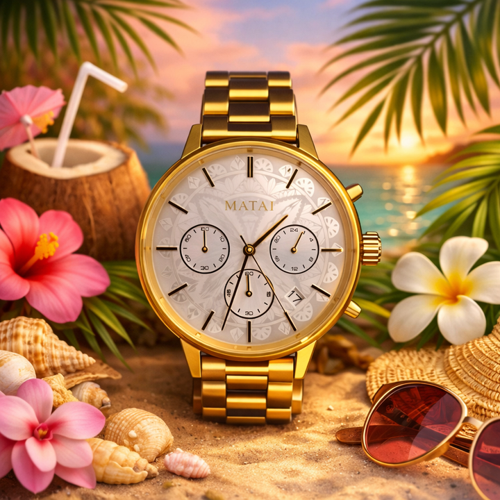 MANEA Collection 1:3 | Women Watch | Gold White