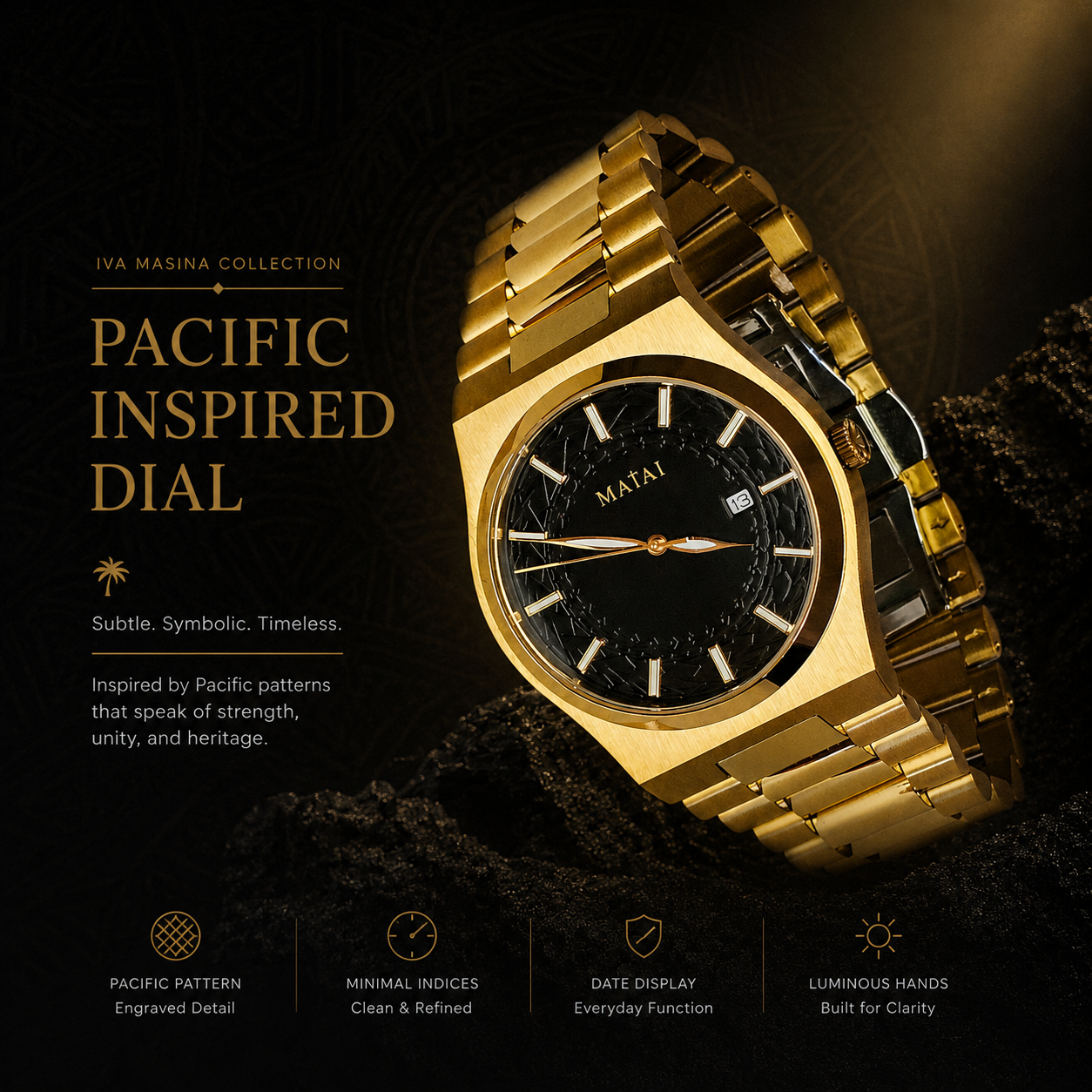 MATAI - IM3 Timepiece 34mm – Iva Masina Collection G-SHOCK MATAI - IM3 Timepiece 34mm – Iva Masina Collection G-SHOCK