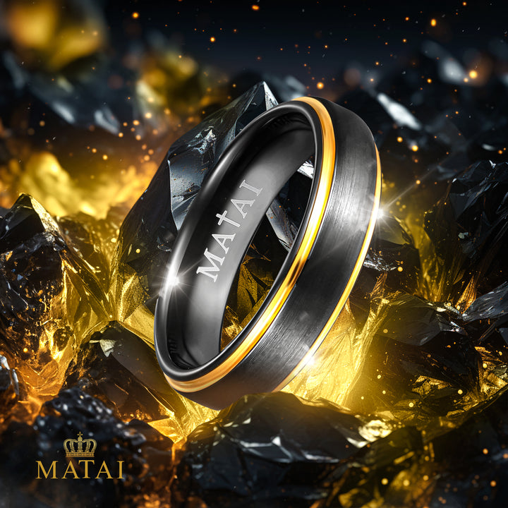 MATAI | Gold Black | Genesis Ring