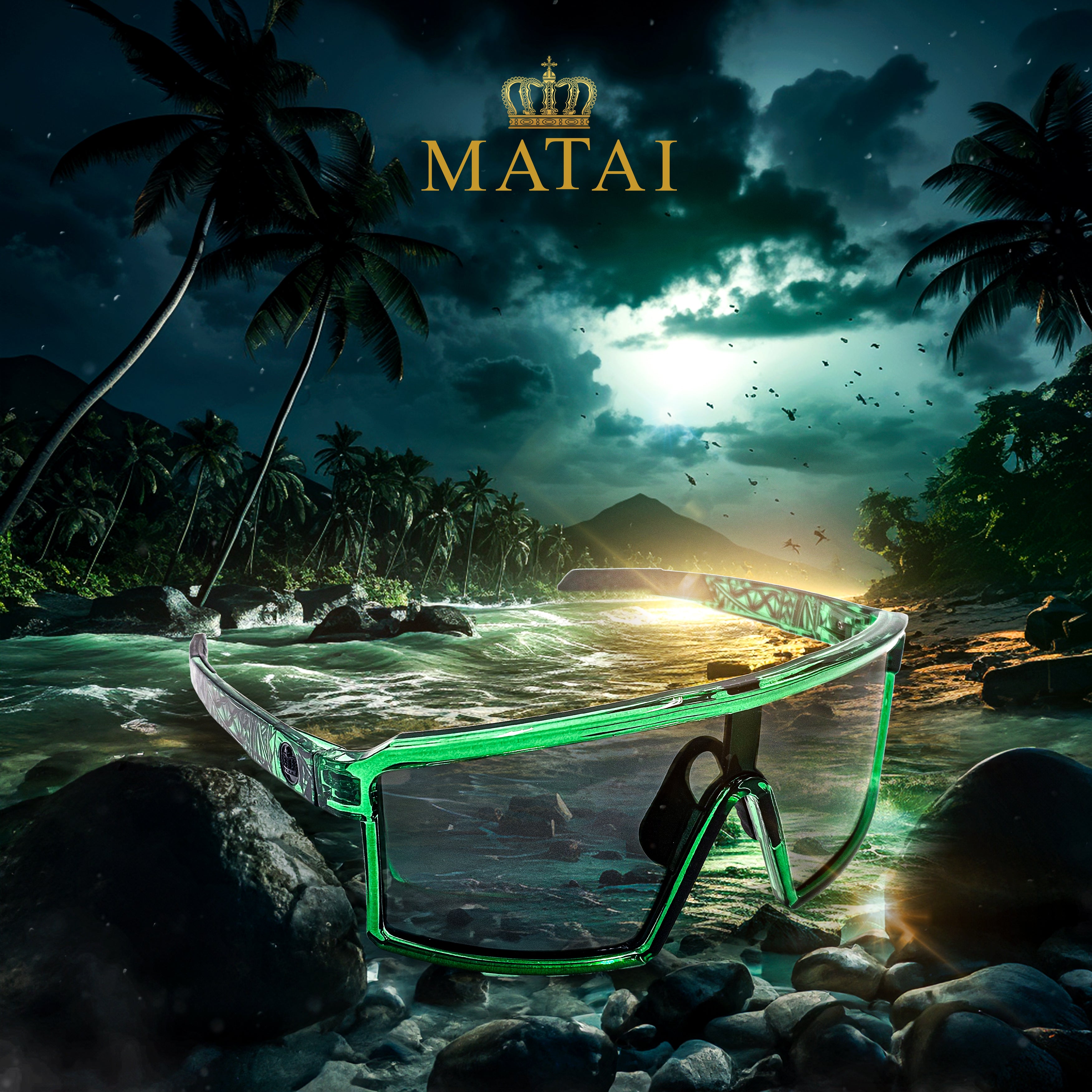 MATAI | MXU2 | Sunglasses | Transparent Green