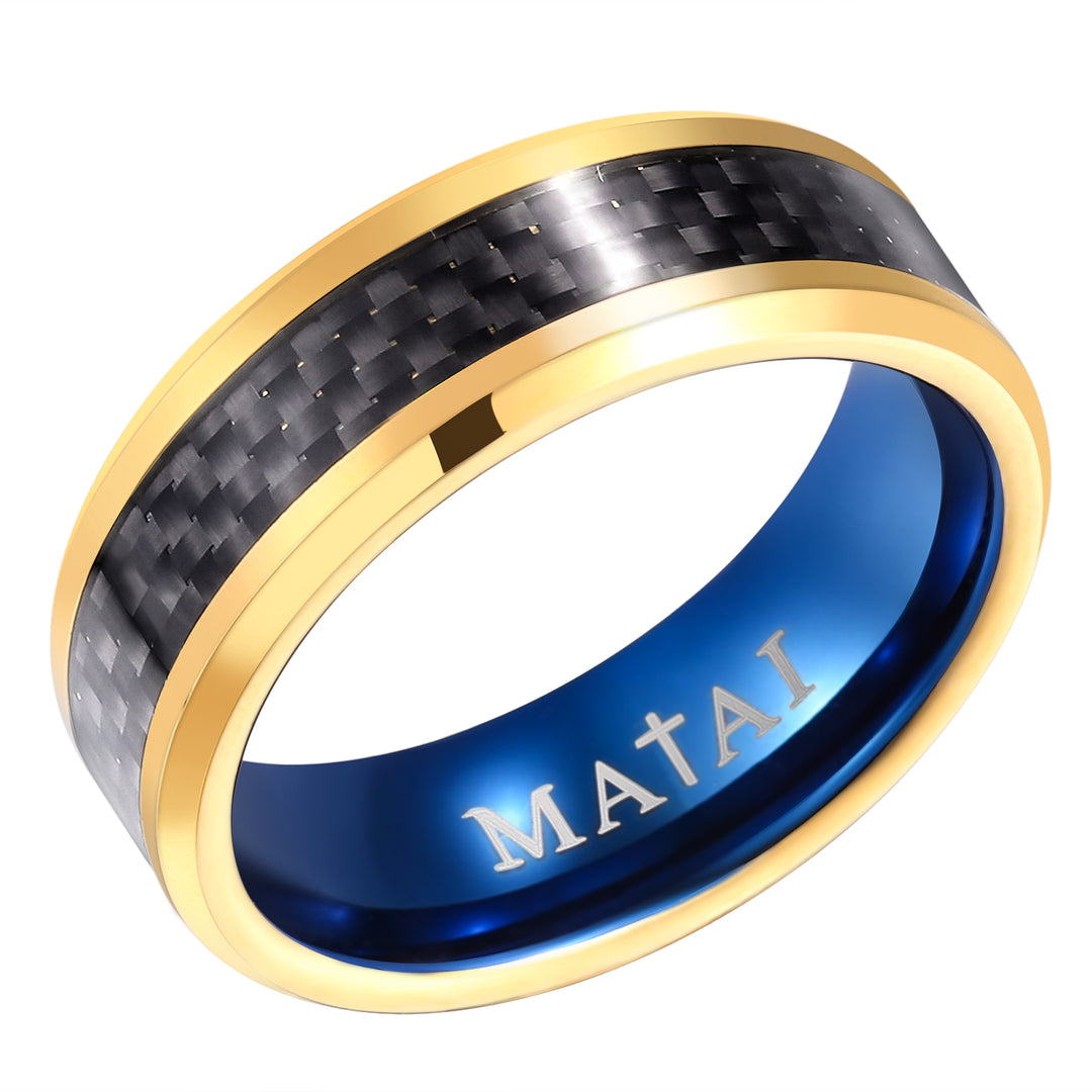 MATAI | Gold Black Mat | Unikai Ring