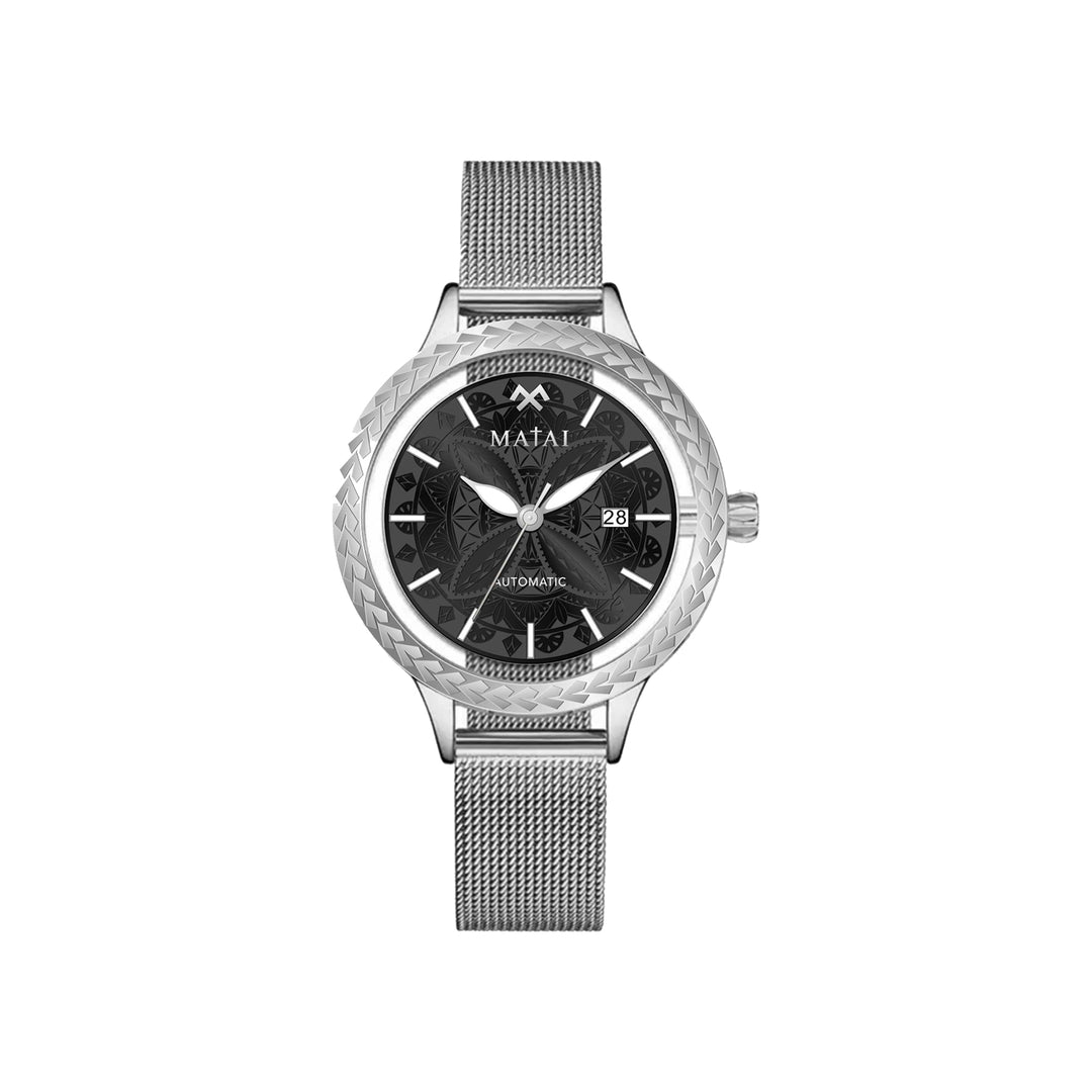 MATAI | Manea Automatic | Silver | Black