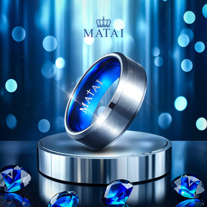 MATAI | Silver Manu Blue | Manu Ring