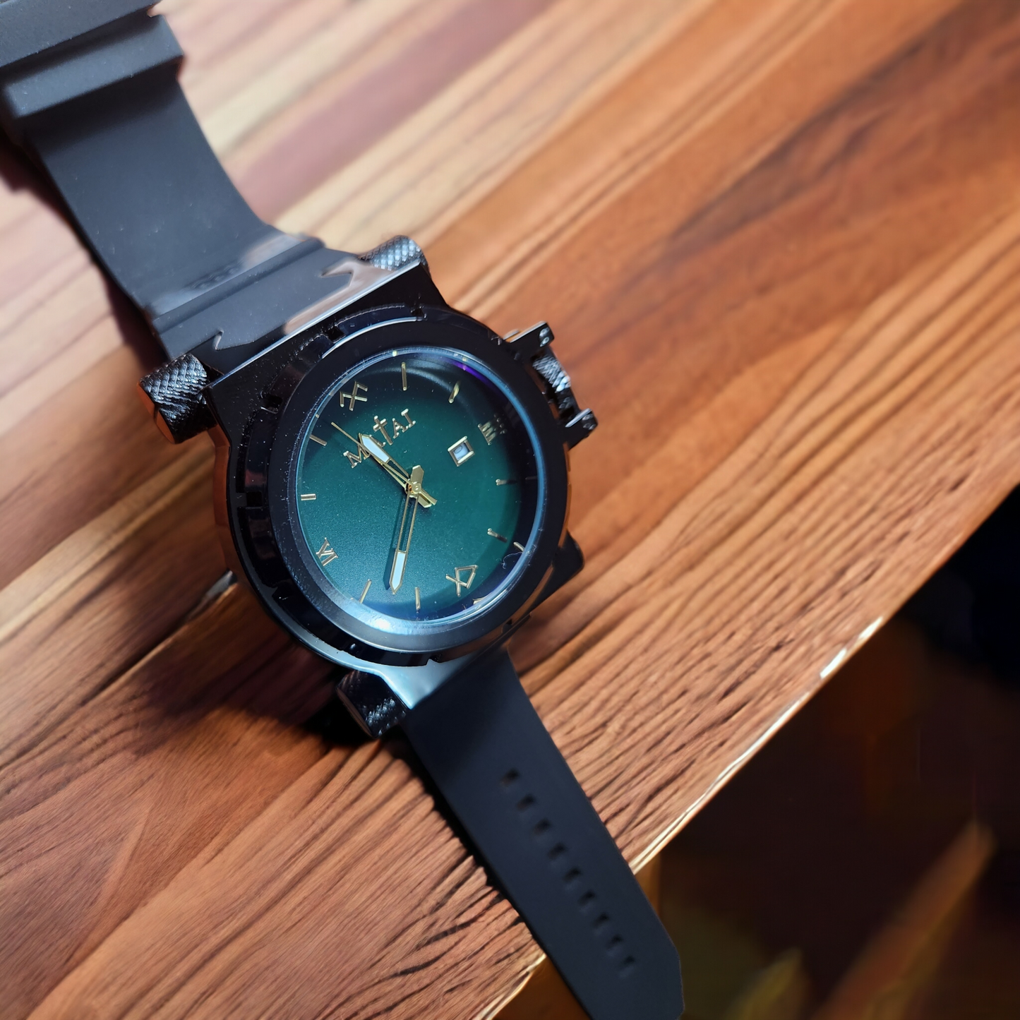 Matai - Black Series / Green Genesis G3 Watch
