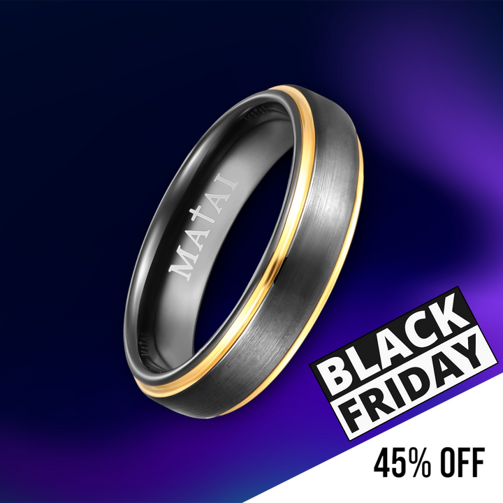 MATAI | Gold Black | Genesis Ring