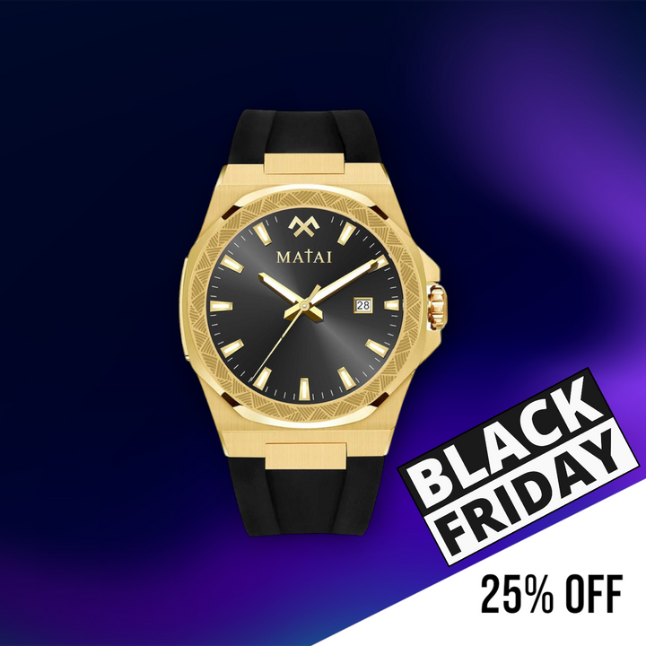 MATAI - Genesis GS1 | Gold | Black Watch- SHIPS BY 12TH DECEMBER