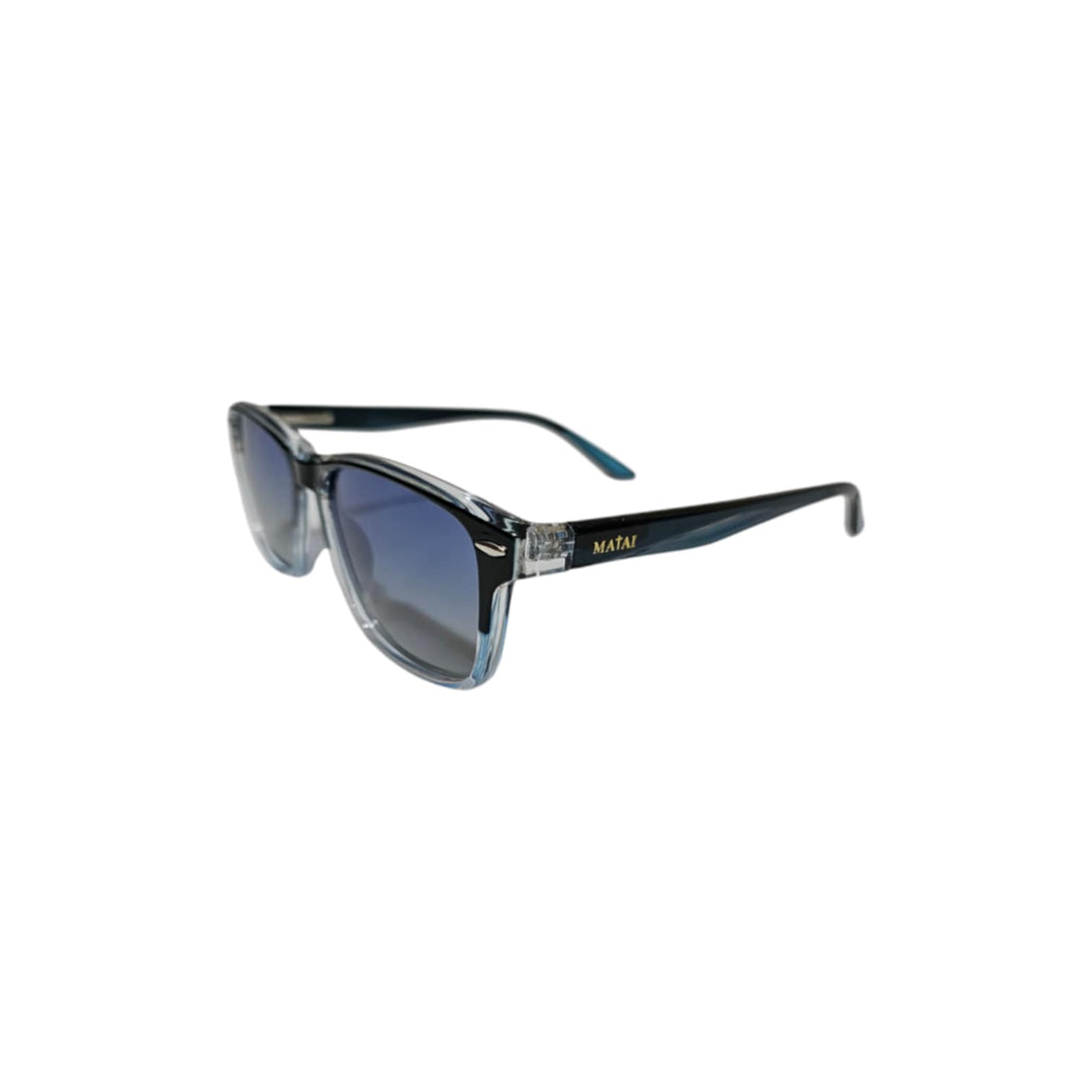 MATAI AJ1 Sunglasses - Dual Tone Black | Blue