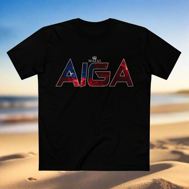 MATAI - AIGA | Black 24/25 Staple Tee