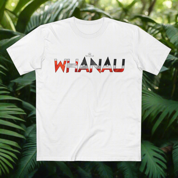 MATAI - Whanau | White 24/25 Staple Tee