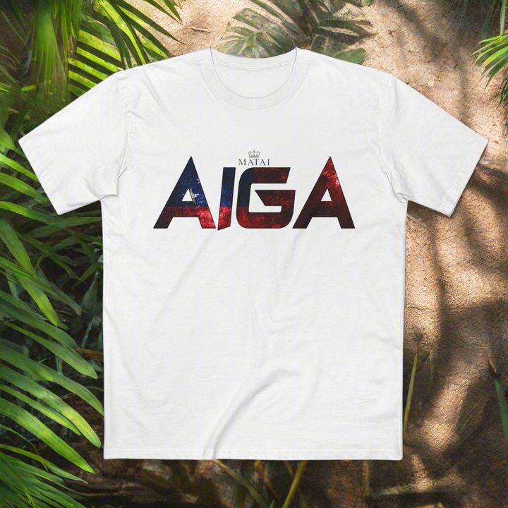 MATAI - AIGA | White 24/25 Staple Tee