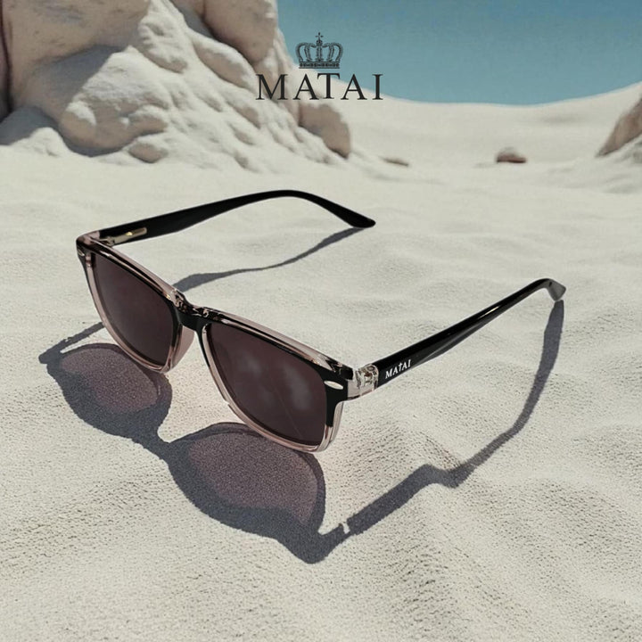 MATAI AJ1 Sunglasses - Dual Tone Black | Brown