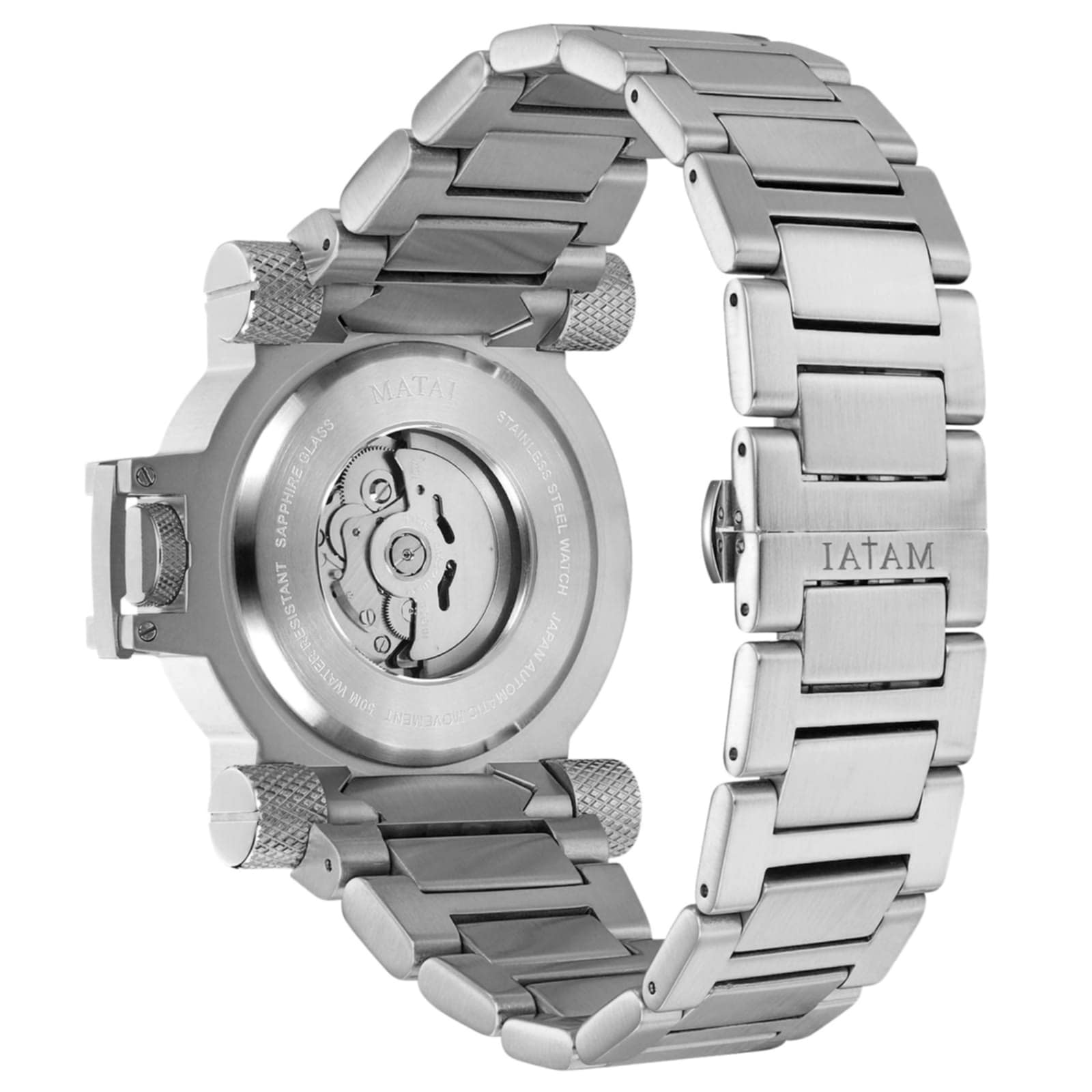 MATAI Genesis G4 SX One Automatic Silver Steel Case & Strap, Black Dial WATCH MATAI Genesis G4 SX One Automatic Silver Steel Case & Strap, Black Dial WATCH