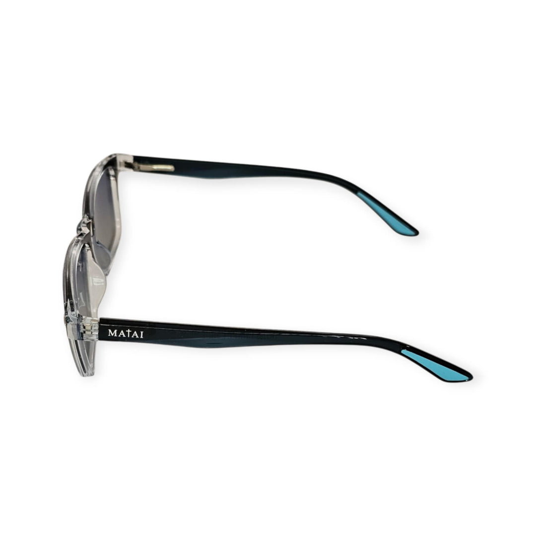 MATAI AJ1 Sunglasses - Dual Tone Black | Blue