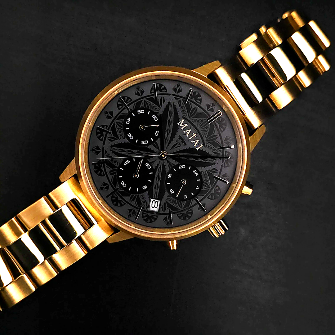 MANEA Collection 1:3 | Women Watch | Gold Black