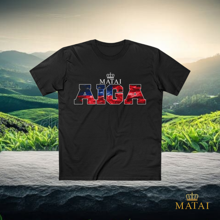 MATAI Samoa AIGA - Smoke Staple Tee