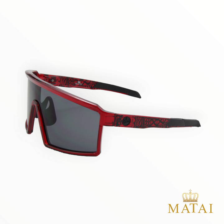 MATAI | MXU2 | Sunglasses | Transparent Red