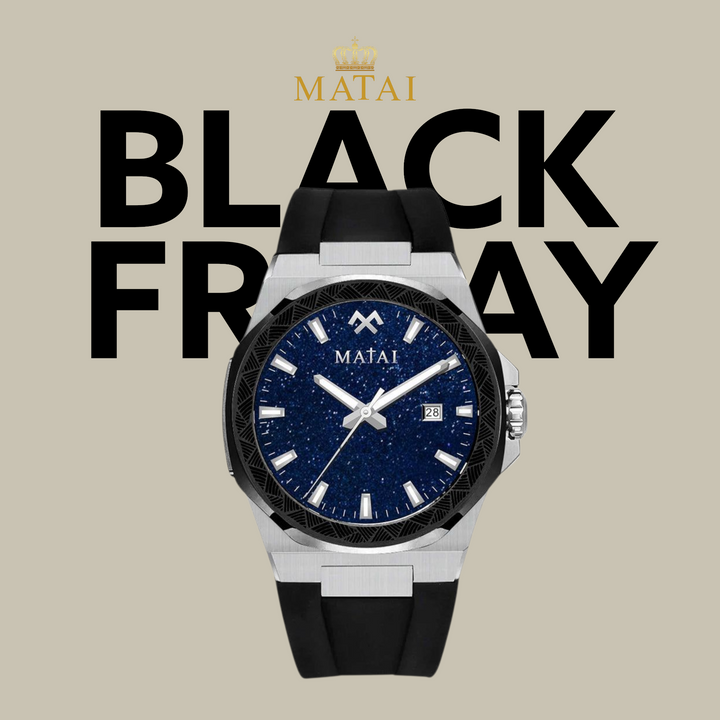 MATAI - Genesis GS1 | Silver | Black Bezel | Bluestone | Exclusive Watch