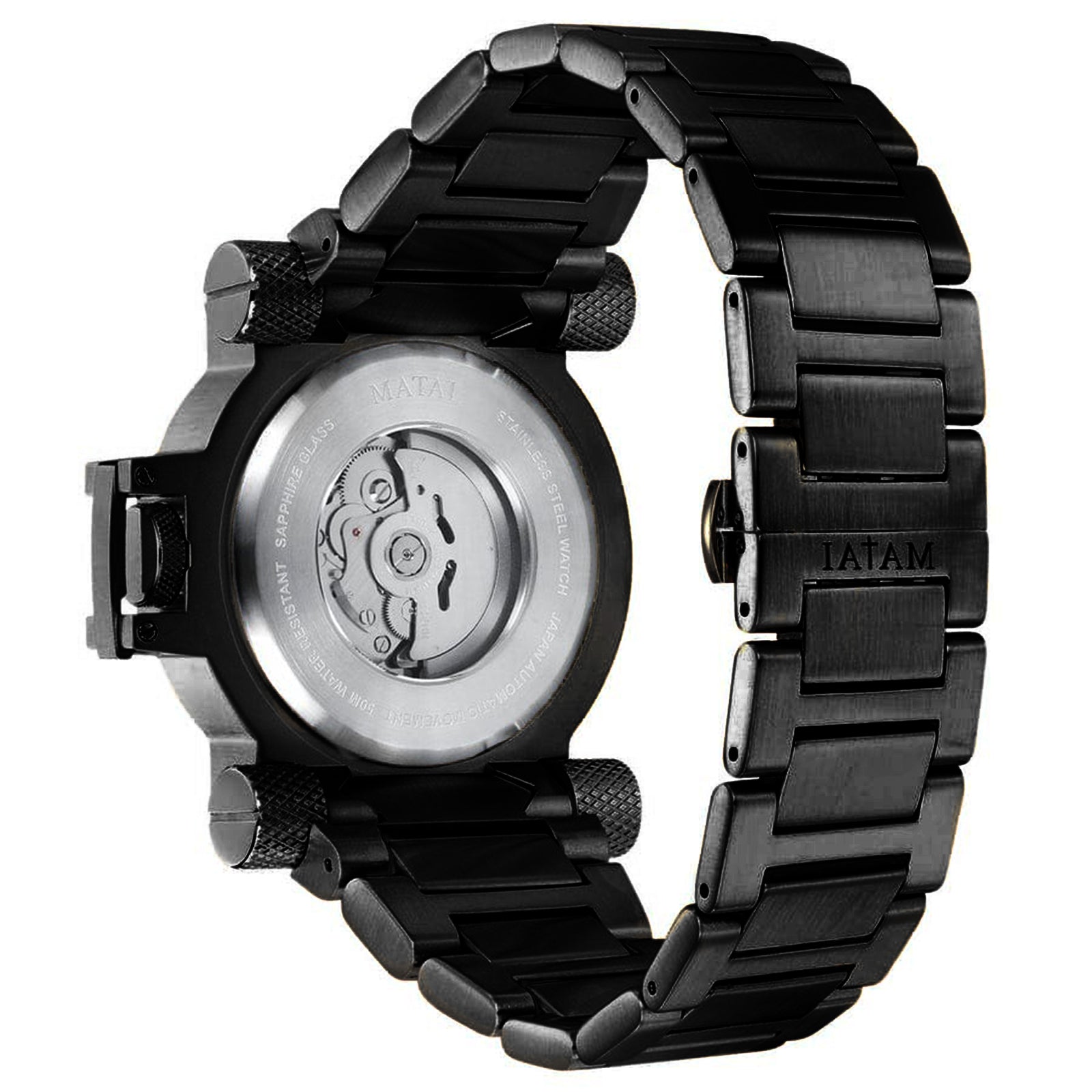 MATAI Genesis G4 SX One Automatic Black Case & Strap, Blue Dial WATCH MATAI Genesis G4 SX One Automatic Black Case & Strap, Blue Dial WATCH